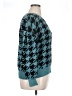 Ann Taylor LOFT Houndstooth Teal Pullover Sweater Size XL Petite - photo 4