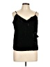 J.Crew Factory Store 100% Polyester Black Tank Top Size L - photo 1