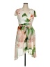 DKNY 100% Polyester Tropical Green Cocktail Dress Size 14 (petite) - photo 1