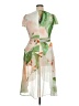 DKNY 100% Polyester Tropical Green Cocktail Dress Size 14 (petite) - photo 2
