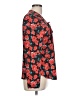 Guess Floral Red Long Sleeve Blouse Size L - photo 4