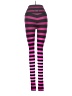 K-DEER Stripes Purple Leggings Size XS - photo 2