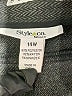 Style&Co Chevron-herringbone Black Dress Pants Size 14 - photo 4