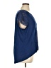 Hannah Blue Short Sleeve Top Size 1X - photo 4