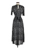 ASOS 100% Polyester Polka Dots Black Casual Dress Size 8 - photo 2