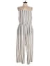 Bar III Stripes Ivory Jumpsuit Size XL - photo 1