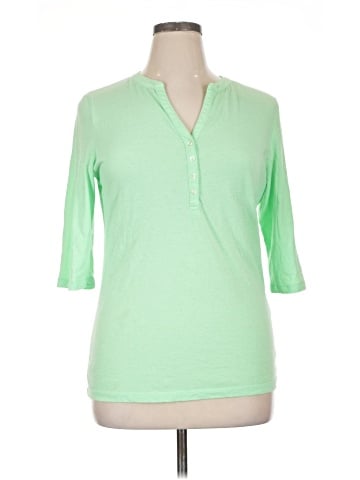 Victoria's Secret 3/4 Sleeve T-Shirt (view 1)
