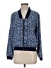 Stella & Dot 100% Polyester Print Blue Jacket Size S - photo 1
