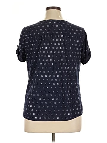 SONOMA life + style Short Sleeve Blouse (view 2)