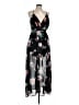Love Tree Floral Black Cocktail Dress Size L - photo 1