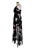 Love Tree Floral Black Cocktail Dress Size L - photo 5