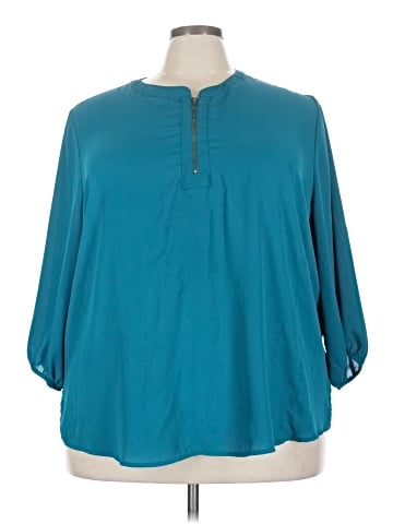 Eyelash Couture 3/4 Sleeve Blouse (view 1)