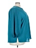 Eyelash Couture 100% Polyester Teal 3/4 Sleeve Blouse Size 3X - photo 4