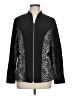 Zenergy by Chico's Animal Print Black Track Jacket Size Lg (2) - photo 1
