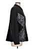 Zenergy by Chico's Animal Print Black Track Jacket Size Lg (2) - photo 4