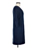 Vero Moda Solid Blue Casual Dress Size M - photo 4