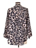 Amour Vert Animal Print Tan 3/4 Sleeve Blouse Size L - photo 2