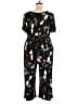 Kaileigh Floral Black Jumpsuit Size 1X - photo 2