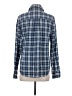 J.Crew Plaid Blue Long Sleeve Button-Down Shirt Size S - photo 2