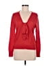 J.Crew 100% Wool Red Long Sleeve Top Size M - photo 1