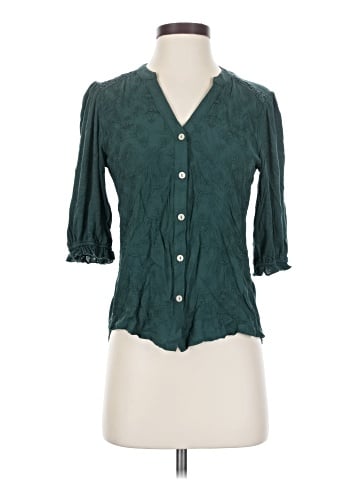 Democracy 3/4 Sleeve Blouse (view 1)