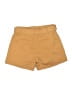 Nine West 100% Polyester Solid Gold Shorts Size XS - photo 2