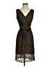 BCBGMAXAZRIA Paisley Brown Cocktail Dress Size 4 - photo 1