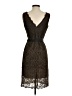 BCBGMAXAZRIA Paisley Brown Cocktail Dress Size 4 - photo 2