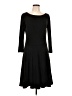 Talbots Solid Black Casual Dress Size L - photo 1