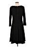 Talbots Solid Black Casual Dress Size L - photo 2