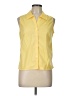 Gemilli Yellow Sleeveless Button-Down Shirt Size L - photo 1