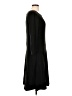 Talbots Solid Black Casual Dress Size L - photo 4