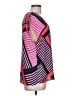 Express 100% Polyester Color Block Pink Short Sleeve Blouse Size L - photo 4