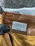 oasis 100% Polyester Solid Brown Faux Leather Skirt Size 8 - photo 4