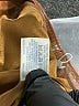 oasis 100% Polyester Solid Brown Faux Leather Skirt Size 8 - photo 5