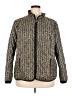Lands' End Chevron-herringbone Multi Color Gold Jacket Size XXL - photo 1