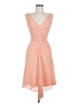 Laundry by Shelli Segal 100% Polyester Orange Cocktail Dress Size 8 - photo 1