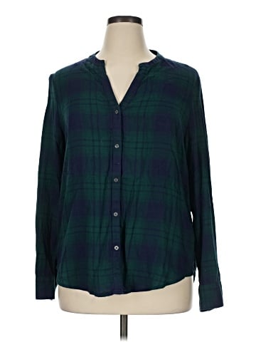 CALVIN KLEIN JEANS Long Sleeve Button-Down Shirt (view 1)
