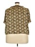 J.Crew 100% Polyester Green Short Sleeve Blouse Size 3X - photo 2