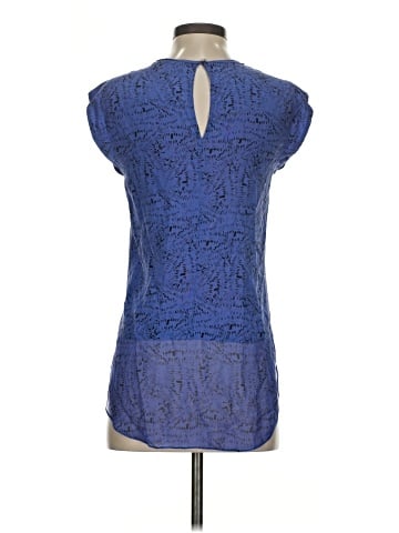 Rebecca Taylor Short Sleeve Silk Top (view 2)
