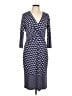 Donna Morgan Print Blue Pink Casual Dress Size 12 - photo 1