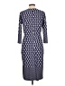 Donna Morgan Print Blue Pink Casual Dress Size 12 - photo 2