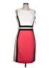 Calvin Klein Color Block Red Cocktail Dress Size 10 - photo 1