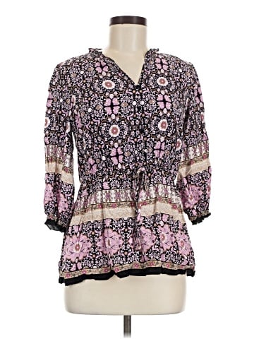 Cato 3/4 Sleeve Blouse (view 1)