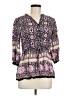 Cato Purple 3/4 Sleeve Blouse Size M - photo 1
