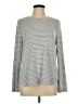 Banana Republic Metallic Silver Pullover Sweater Size Lg Petite - photo 1