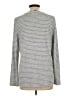 Banana Republic Metallic Silver Pullover Sweater Size Lg Petite - photo 2