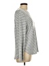 Banana Republic Metallic Silver Pullover Sweater Size Lg Petite - photo 4