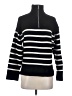 Zara Stripes Black Turtleneck Sweater Size S - photo 1