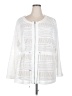 Cj Banks 100% Polyester White Swimsuit Cover Up Size 3X - photo 1